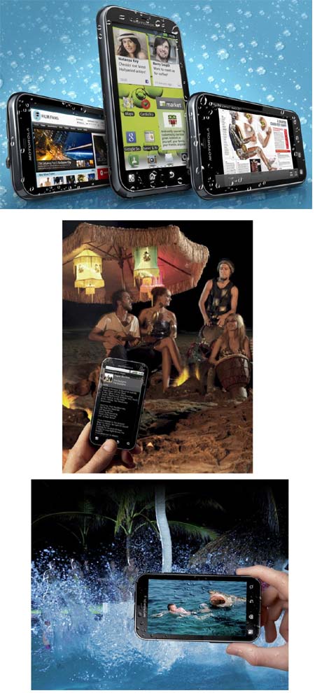 Motorola Defy+ не боится воды и противостоит царапинам